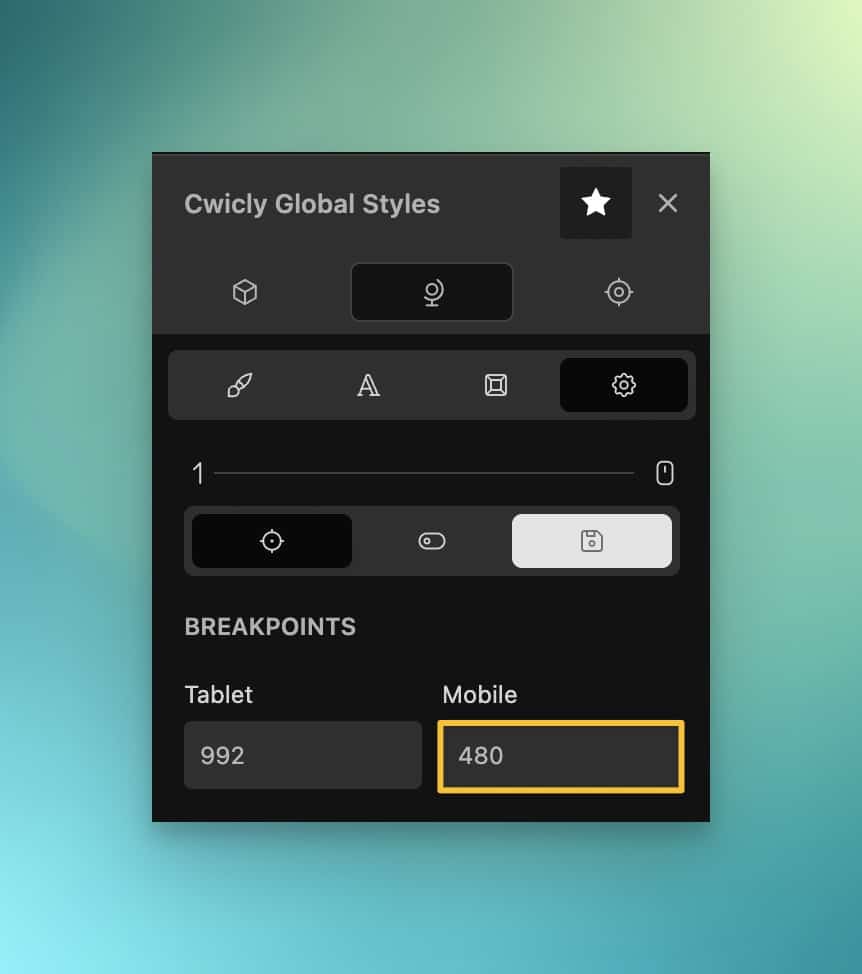 Cwicly Breakpoint Setup